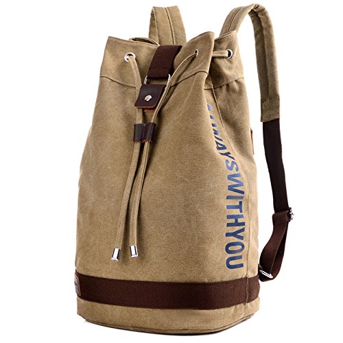 Mochila bolsa de viaje del estudiante con diseño de lona para ocio