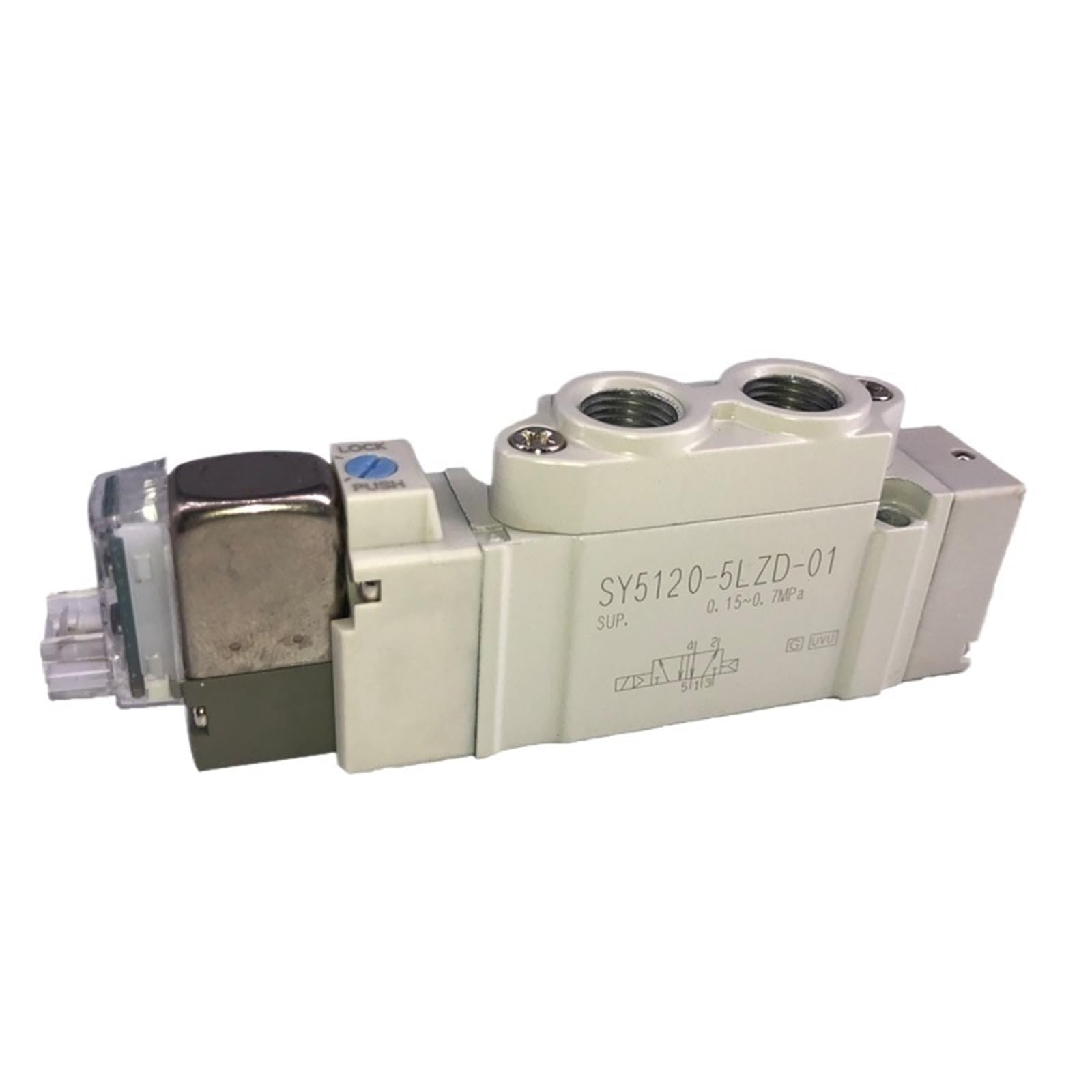 Électrovanne SY3120-5LZD pneumatique 5 ports pour distributeur