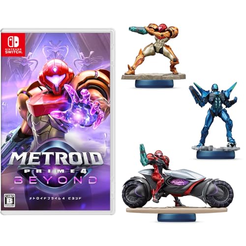 メトロイドプライム4 ビヨンド -Switch + amiibo サムス・サイラックス・サムス&ヴァイオラ【メトロイドプライム4】(メトロイドシリーズ) & 【Amazon.co.jp限定】特典 アイテム未定 同梱