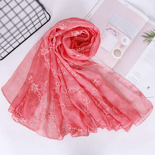 Foulard en soie artificielle écharpe de couleur unie douce comme une caresse