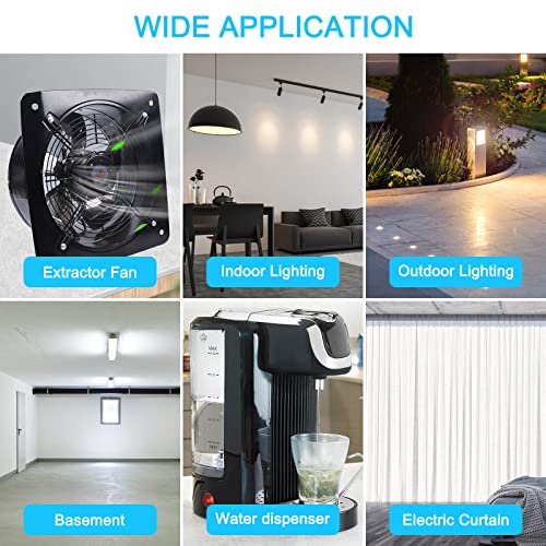 Nineleaf Wireless Light Switch And Receiver Kit, Strong Wireless Signal, Outdoor 1900Ft Indoor 229Ft, No Wiring No Wifi, Remote Control For Led Light Wireless Panel Switch, Ip66 Waterproof #TOP4