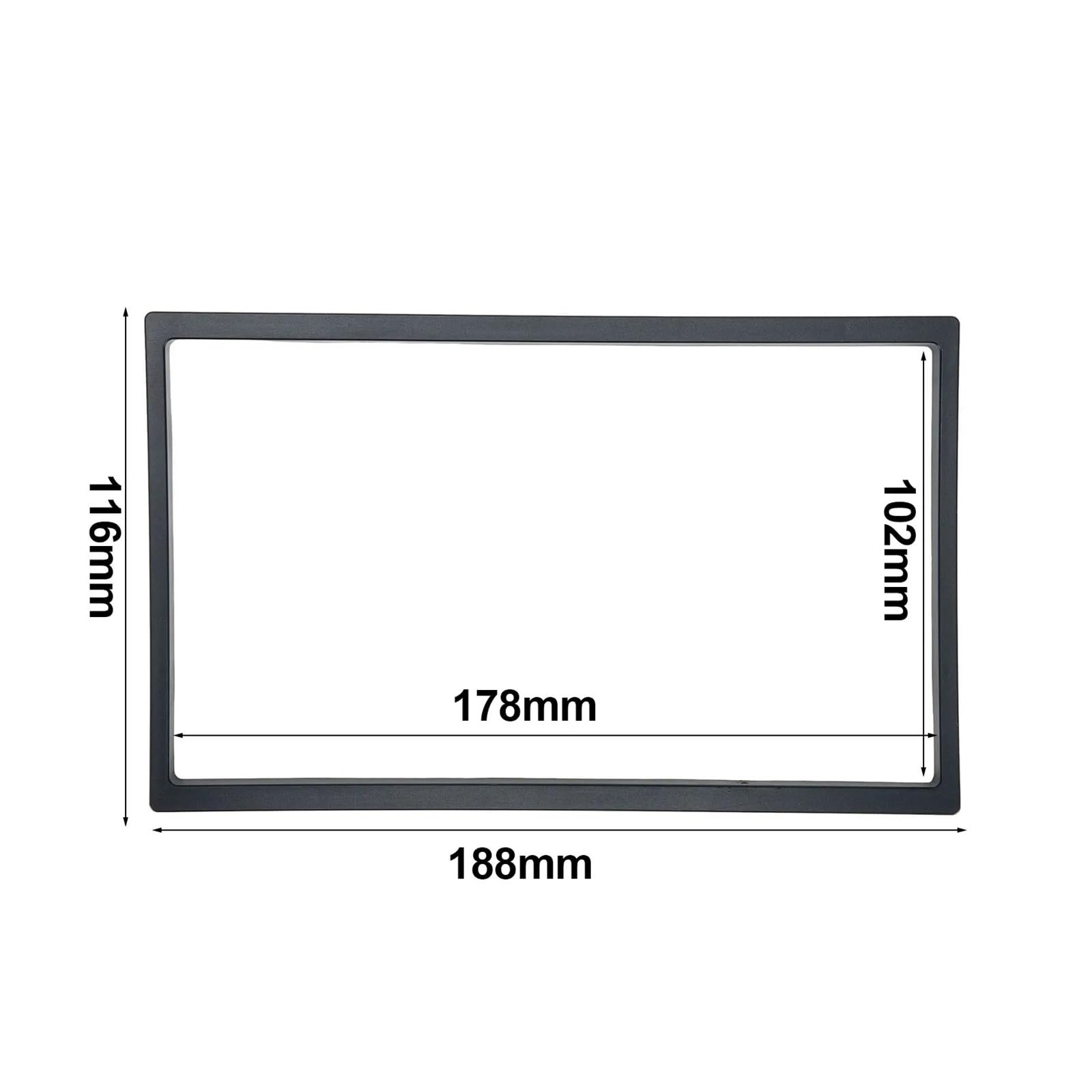 Cadre Voiture Stéréo Panneau De Radio Stéréo Universel Pour Voiture Cadre Surround 2Din Pour Grand Écran 7 Pouces Accessoires Tableau Bord Audio Façade Autoradio