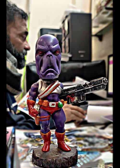 Doga Hand Painted Bobble Head Limited Edition The Art of Heroism