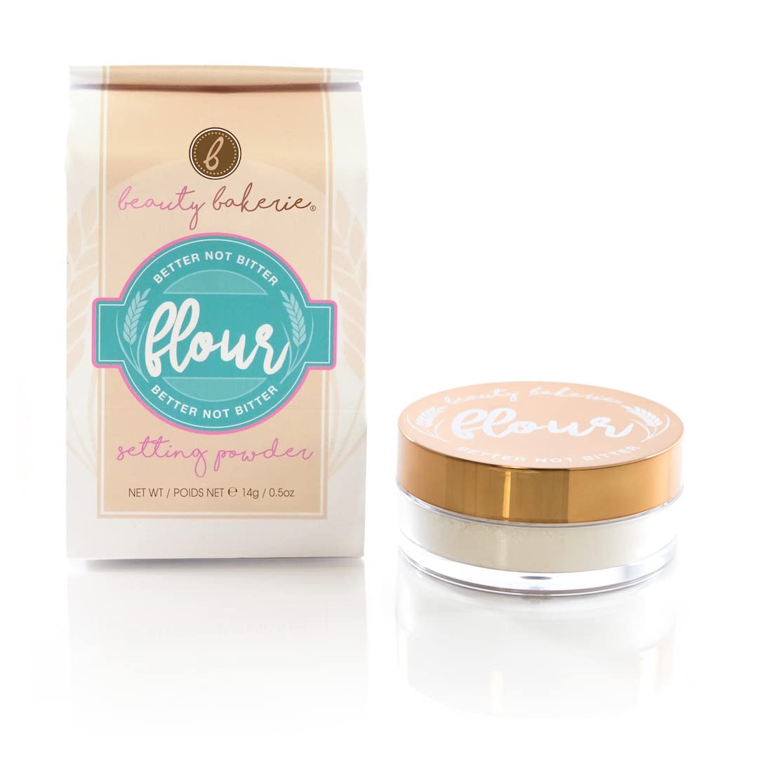 Beauty Bakerie Flour Translucent Setting Powder for Oily Skin - Long-Lasting Matte Blurring Loose Powder, 0.5oz Oat