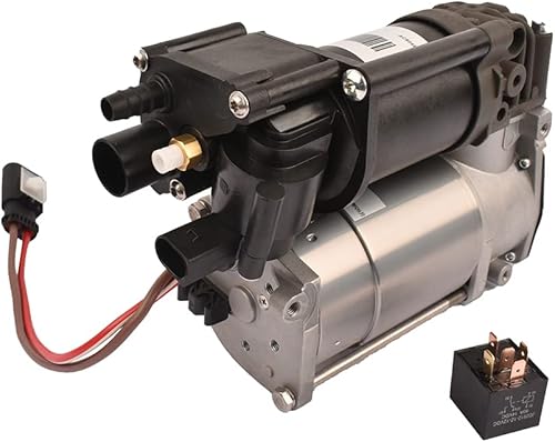 Vahaha 37206875177 - Bomba de compresor de suspensión neumática y relé de repuesto para B-M-W X5 F15 F85 2013-2018 X6 F16 F86 2014-2019 Parte