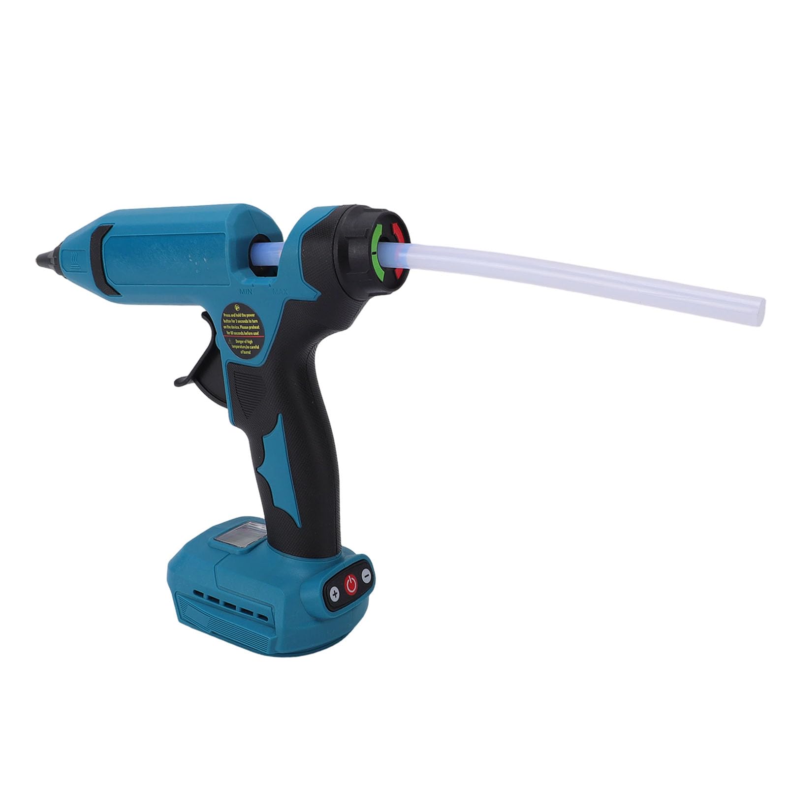 Pistola de Pegamento Termofusible Inalámbrica, con Pantalla LED