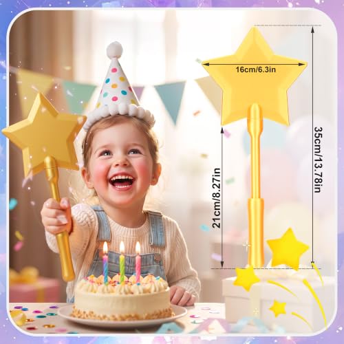 Doxcore 3D Printed Credit Card Wand–Magic Wand Credit Card Holder, Star Magic Fairy Wand Tap to Pay Card Holder–Contactless Payment for Easy NFC Checkout, Creative Gift for Adults & Kids (Gold) by Doxcore - Used condition - Image 2