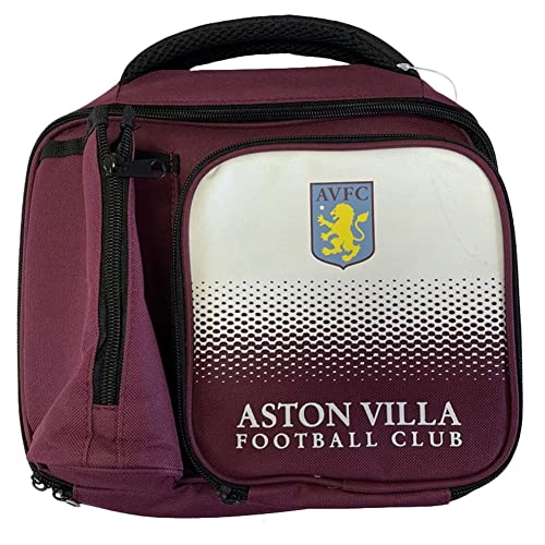 Aston Villa FC Fade Lunch Bag (One Size) (Maroon/White)