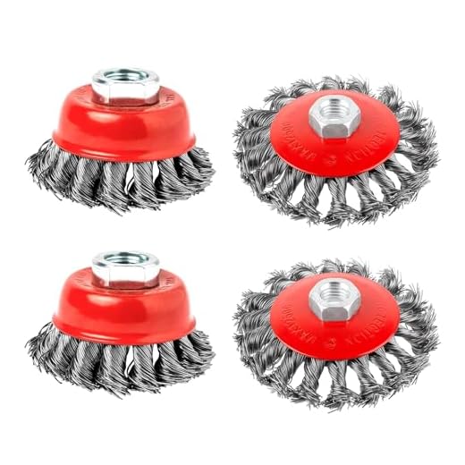 KJLEEN Angle Grinder Wire Brush Set