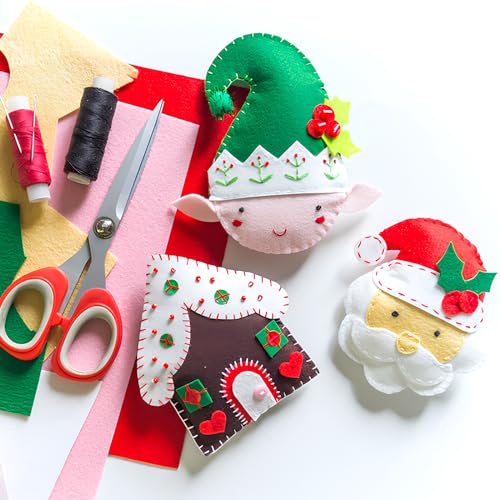 Image of XSEINO 12 Rolls 8 inchx35 inch(20.5x90cm) 1.4mm Thick Soft Felt Fabric Sheet 12 Assorted Colors Felt Pack for DIY Craft Sewing Squares Nonwoven Patchwork