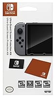 Vista 1 de PDP Gaming Premium Ultra Guard Screen Protector Kit for Nintendo Switch, Ultra Thick Shatterproof HD Screen Protector, Cloth, Applicator