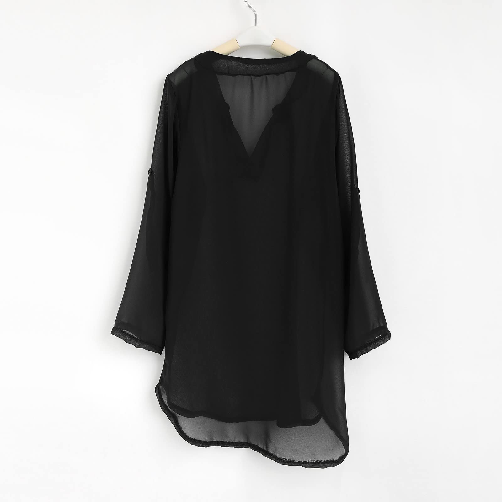 Traje de baño para niños pequeños, para la playa, camisa de gasa, bikini, traje de baño, vestido de playa, cubierta de natación, camiseta de manga larga para mujer con estampado