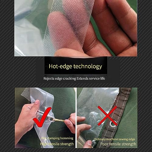 Paneles laterales impermeables lona transparente cortavientos 3