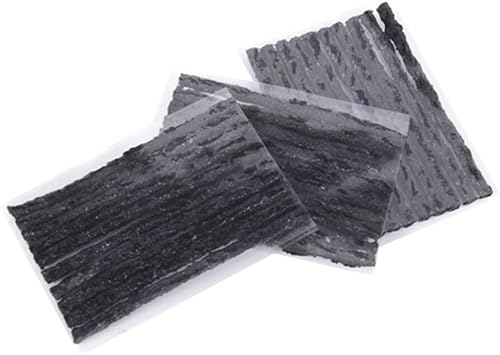 Miniatura 9 de Cinta de reparación de neumáticos de 3.937 x 0.138 in, kit de reparación de pinchazos de neumáticos de automóvil, 20 piezas para neumáticos sin