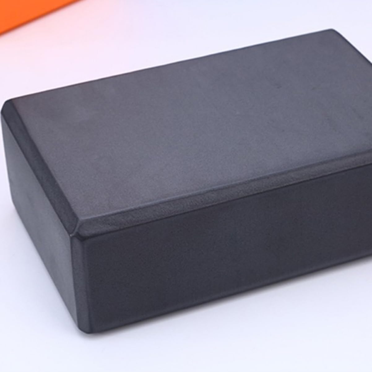 BRIGHTFUFU 2Pcs Yoga Blocks Lightweight and Exercise Bricks for Pilates and Fitness Durable and Moisture Support for Stretching and Workout Black