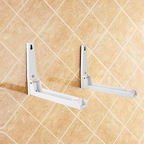 Soporte de Marco Estante Universal para Horno microondas Estante Plegable Estante de Soporte Estante, Estante de Montaje en Pared Cover
