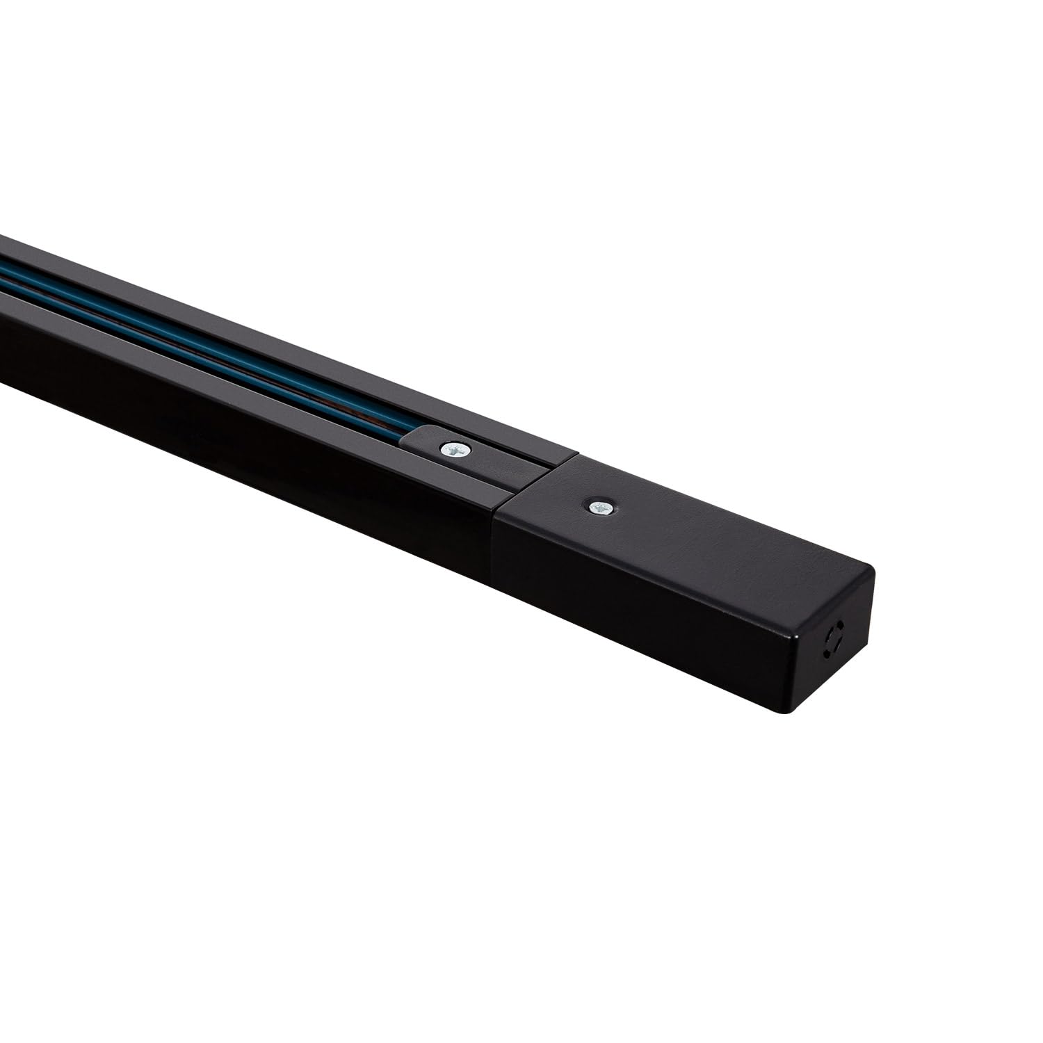 LEDKIA LIGHTING Carril Monofásico Aluminio para Focos LED 2 Metros Negro