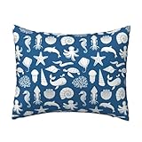 GUOLGP Funda de almohada transpirable con estampado de vida marina bajo el agua, para decoración del hogar, hotel, dormitorio, sala de estar