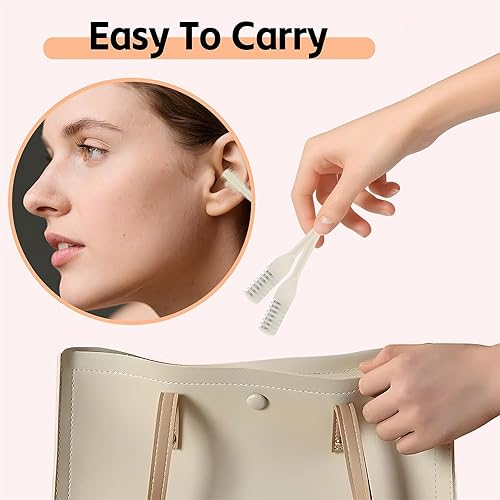 Miniatura 7 de Cortador de pelo nasal 2 en 1 para mujeres y hombres, herramienta de eliminación de nariz giratoria de 360, cuchillo de doble cara para la nariz,