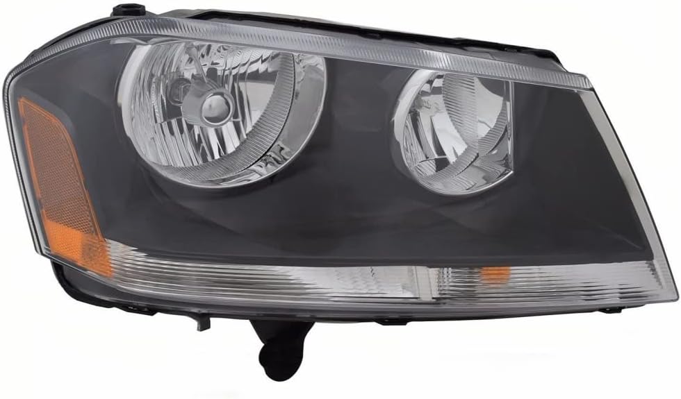 CarLights360 For Dodge Avenger Headlight 2008-2014 Driver Side Bulbs Included RT DOT Certified CH2502194 | 5303745AD