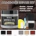 DEWEL Leather Recoloring Balm, Gray Leather Color Restorer for Scratched and Faded, Leather Scratch Remover, Upgrade Leather Repair Kit for Restore Couches, Car Seats, Shoes, Boots