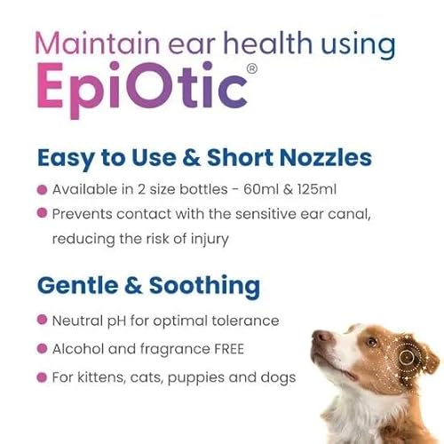 Virbac 3597133075656 Epiotic Ohrreiniger 60 ml