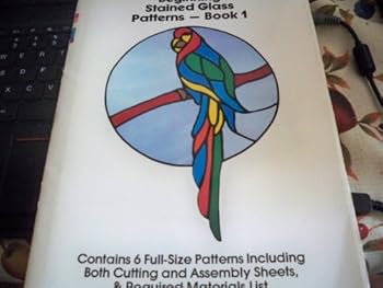 Paperback Beginning Stained Glass Patterns Bk 1 Book