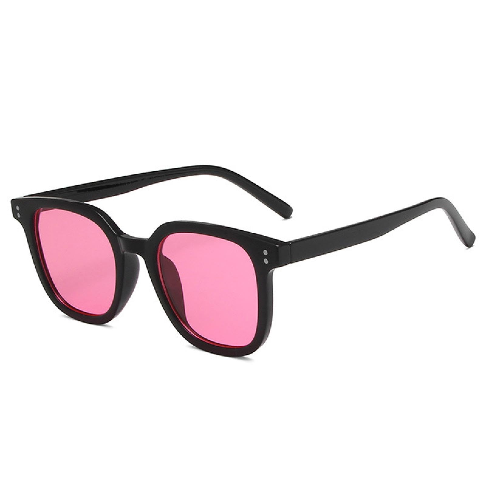 Lunettes de soleil de style rétro détails rivets de décoration chic - 7