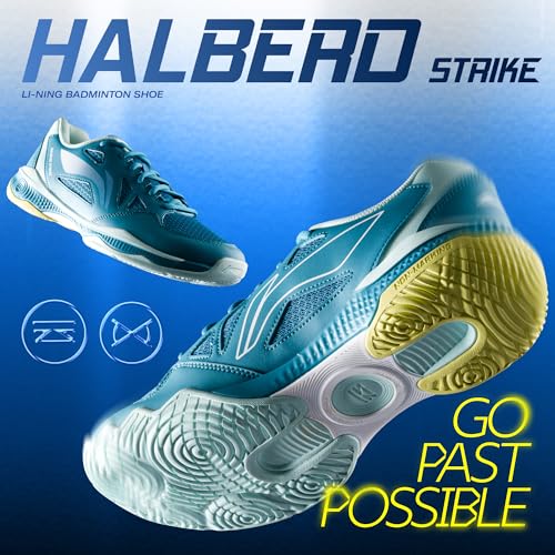 Image of Li-Ning Unisex Halberd Strike Non Marking Badminton Shoes | All Indoor Sports | Lightweight, Breathable & Durable