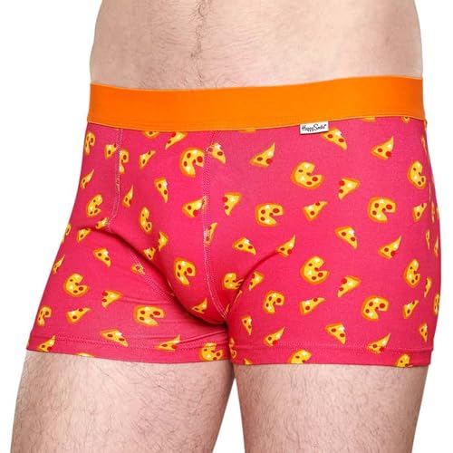 Happy Socks Herren Pizza Boxershorts, bunt, XL