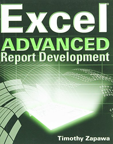 Excel Advanced Report Development view 2