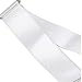 Tennis Net Center Strap, Adjustable Height Tennis Net Straps Portable Tennis Accessories with Stainless Steel Buckle White, Portable Tennis Accessories for Driveway Sports Training Contest Equipment