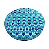 ✨Mehrzweck: Der Kissenbezug ist dick genug, um Ihren Stuhl vor Flecken, Abnutzung, Kratzern und Rissen zu schützen, Ihre Stühle sauber und ordentlich zu machen, die kaputten Stellen gut abzudecken und ihn vor weiteren Schäden zu schützen, kann auch Ihre Stühle neu dekorieren und das Aussehen verändern Ihres Tischsets, edles Finish für Ihre neuen oder alten Hocker. Diese Hockerbezüge eignen sich perfekt für die meisten runden Hocker, wie Barhocker, Spa-Hocker, Küchenhocker, niedrige Hocker usw.