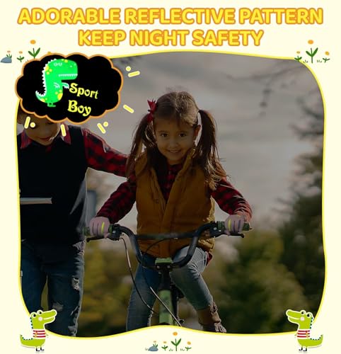 Image of Pixel Panda Winter Kids Warm Sports Gloves for Running Outdoor Boys Girls?Pink-L?