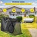 VEVOR Motorcycle Shelter Shed - Waterproof Motorbike Garage Cover Tent, Strong Frame Design, 106.5