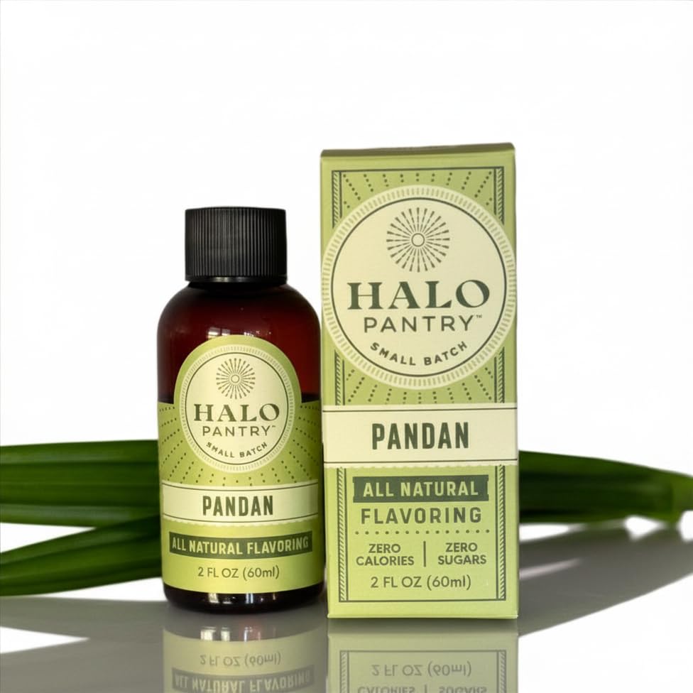 Amazon.com: Natural PANDAN Flavoring Extract by HALO PANTRY (2oz