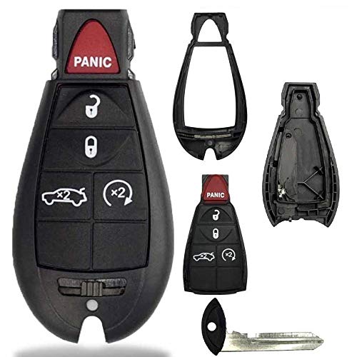 Mando a distancia IYZ-C01C recambio de carcasa 5 botones para llaves de coche 300 y Durango