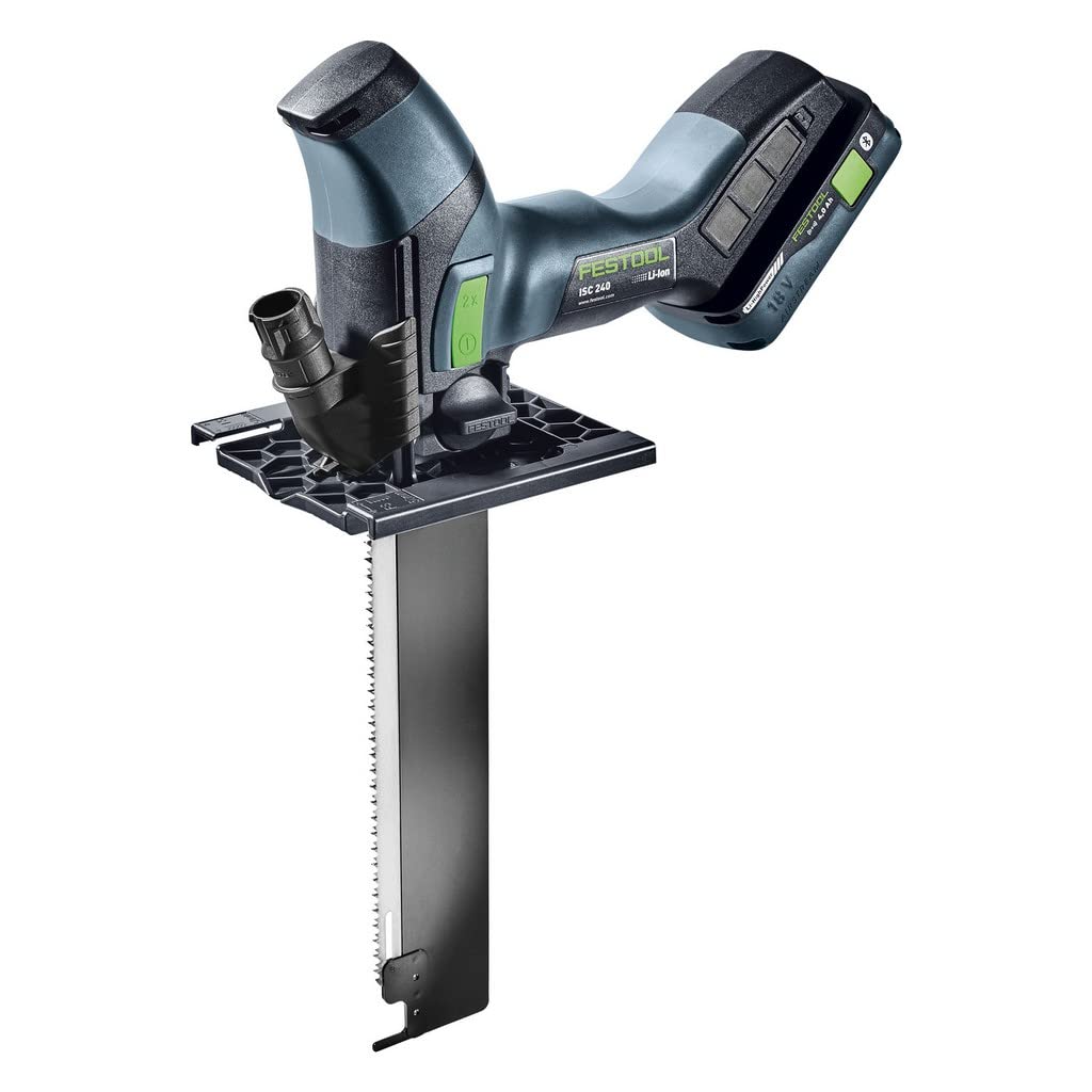 Festool ISC 240 Scie sans fil pour Matériaux Isolants HPC 4,0 | Scie d'isolation sans fil 18 V - Modèle 576569 - Système HPC 4,0 EBI-Plus - Coupe nette et précise