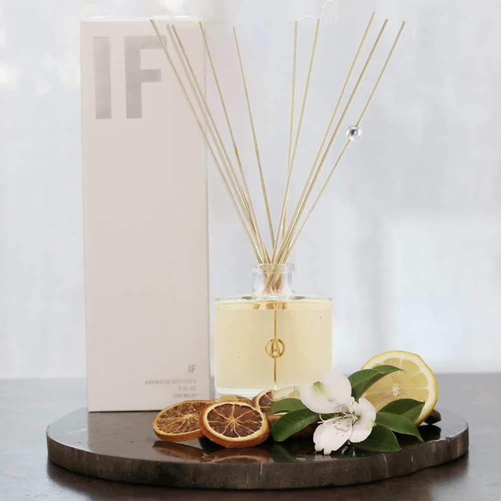 APOTHIA - IF Aromatic Diffuser | Modern White Floral & Citrus | Premium Essential Oils | Up to 12 Months | 7 oz | 200 ml | Small Batches for Luxury Quality in Elegant Glass Bottle - Image 5