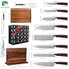 Dragon-Knife-Gifts13pcs-gift-box-Knife-Set-with-Magnetic-Knife-Block-HolderCutting-Boardskitchen-Scissorsturkey-forksharpening-rodKitchen-Knife-Set-First-choice-for-gift-giving-Coffee-wood Dragon Knife Gifts13pcs gift box Knife Set with Magnetic Knife Block Holder,Cutting Boards,kitchen Scissors,turkey fork&sharpening rod,Kitchen Knife Set First choice for gift giving (Coffee wood)