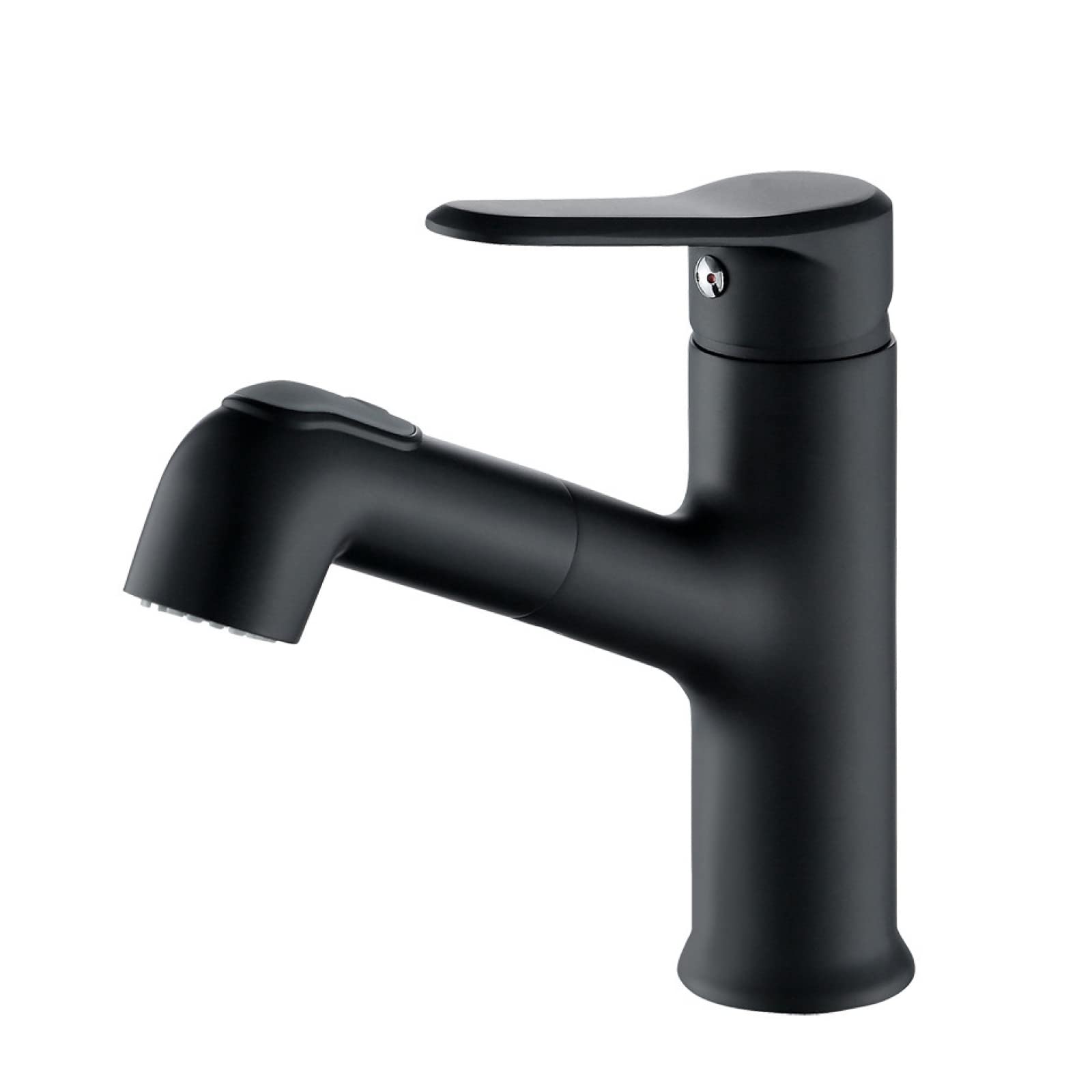 Mitigeur de salle de bain noir bi-mode chaud et froid haut de gamme