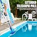 Imagen de Bostar Aspirador Piscina 3 en 1 con Mango Telescópico 20L