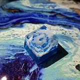 ORPERSIST Keycap Custom Keycaps Replacement ESC-Keys Filigrane Handgravierte Harz-Tastenkappen für Gaming-Tastaturen,Echte Mechanische Tastatur-Tastenkappen Leuchtend