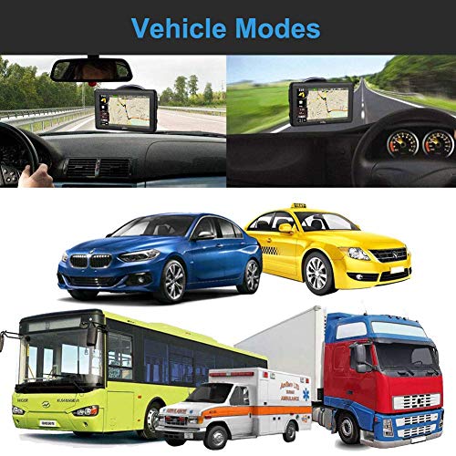 NETVIP GPS Navigation System for Vhicles 5 inch HD Touch Screen, GPS Navigator Voice Traffic Warning Speed Limit Reminder, GPS Navigation System with 8GB Large Storage, Lifetime Maps Update for Free