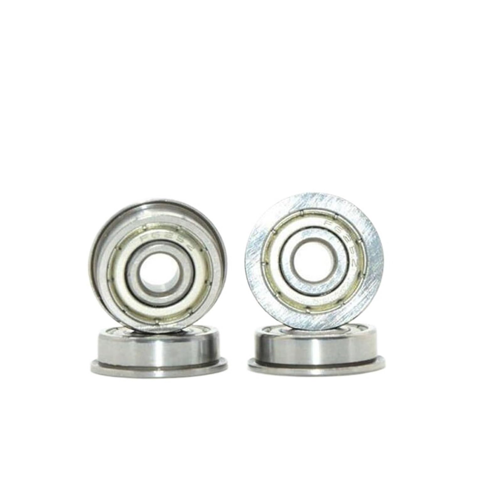 Bearing, F608ZZ Flange Bearing 10/20PCS 8x22x7 mm ABEC-3 Flanged F608 Z ZZ Ball Bearings Wear Resistance(10PCS)