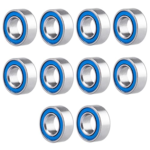 Image of High Performance Professional RC Ball Bearings 10pcs for Traxxas Arrma Axial HPI Team Associated Losi Redcat Racing RC Cars Trucks Models (4x8x3mm)