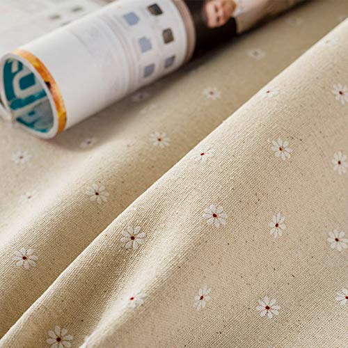 Nappe en lin et coton supérieure à fleurs pour table de réception - 6