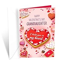Valentinstagskarte Für Tochter – Premium-Karton, 12,7 X 19,7 Cm, Umweltfreundlich, Hergestellt In Amerika