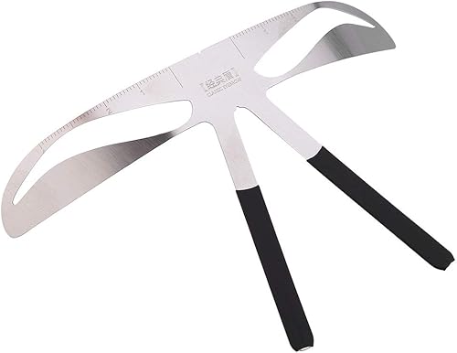 Miniatura 3 de Plantilla de cejas, 4 Tipos de Plantilla de Cejas Permanente Ceja Wooler Medida de la Ceja Regla de Extensión de Equilibrio de la Forma de la Ceja