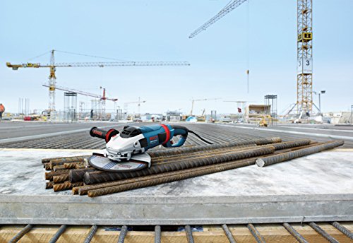 Bosch Professional Winkelschleifer GWS 24-230 LVI (Scheiben-Ø 230 mm, 2.400 Watt, mit KickBack-Stop, Anlaufstrombegrenzung, Handgriff mit Vibrationsdämpfung, im Karton) – Bild 3